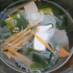 豆腐ワカメ♪中華スープ
